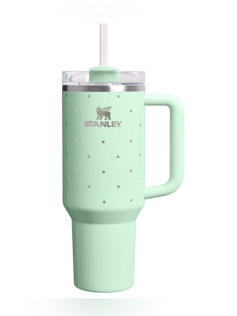 NWT Stanley Peppermint Polka Dot Insulated Tumbler - 40oz